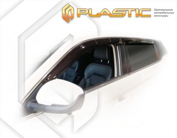 2 799 р. Ветровики дверей CA-Plastic  Geely Atlas Pro  NL3 (2019-2024) (Classic полупрозрачный)  с доставкой в г. Тамбов. Увеличить фотографию 1