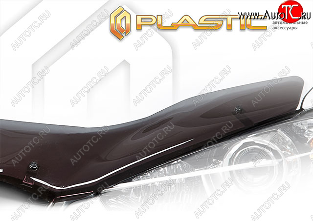 2 079 р. Дефлектор капота (exclusive) CA-Plastic  Nissan Wingroad  3 Y12 (2005-2018) 3-ое универсал (Classic полупрозрачный, Без надписи)  с доставкой в г. Тамбов