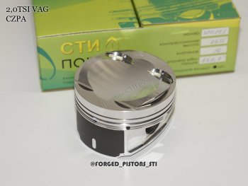 20 999 р. Поршни (VolksWagen 2,0 CZPA под палец 23/51мм кольца 1,2/1,5/2,0) СТИ Skoda Kodiaq NU7 дорестайлинг (2017-2021) (диаметр поршня: 82.5 мм)  с доставкой в г. Тамбов. Увеличить фотографию 2