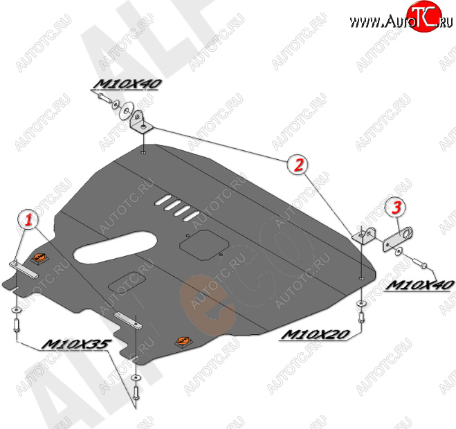 16 599 р. Защита картера двигателя и КПП Alfeco  Chevrolet Aveo  T200 (2002-2008) хэтчбек 5 дв, седан (Алюминий 4 мм)  с доставкой в г. Тамбов