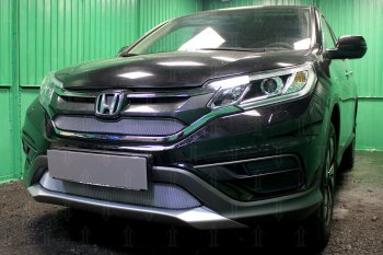 2 969 р.           Защита радиатора Honda CR-V IV 2015-2017 2.0 chrome низ  Honda CR-V  RM1,RM3,RM4 (2014-2018) рестайлинг (хром)  с доставкой в г. Тамбов. Увеличить фотографию 1