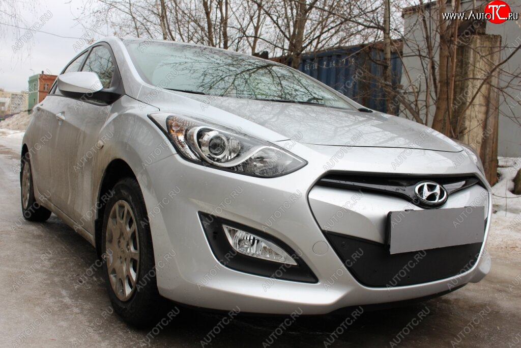 3 179 р.           Защита радиатора Hyundai i30 2013-2015 black  Hyundai I30  2 GD (2011-2015) дорестайлинг универсал, дорестайлинг, хэтчбэк 5 дв. (черная)  с доставкой в г. Тамбов