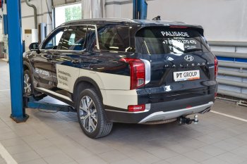 18 189 р. Фаркоп (быстросъемный квадрат) Petroil Tuning  Hyundai Palisade  LX2 (2018-2022)  с доставкой в г. Тамбов. Увеличить фотографию 2
