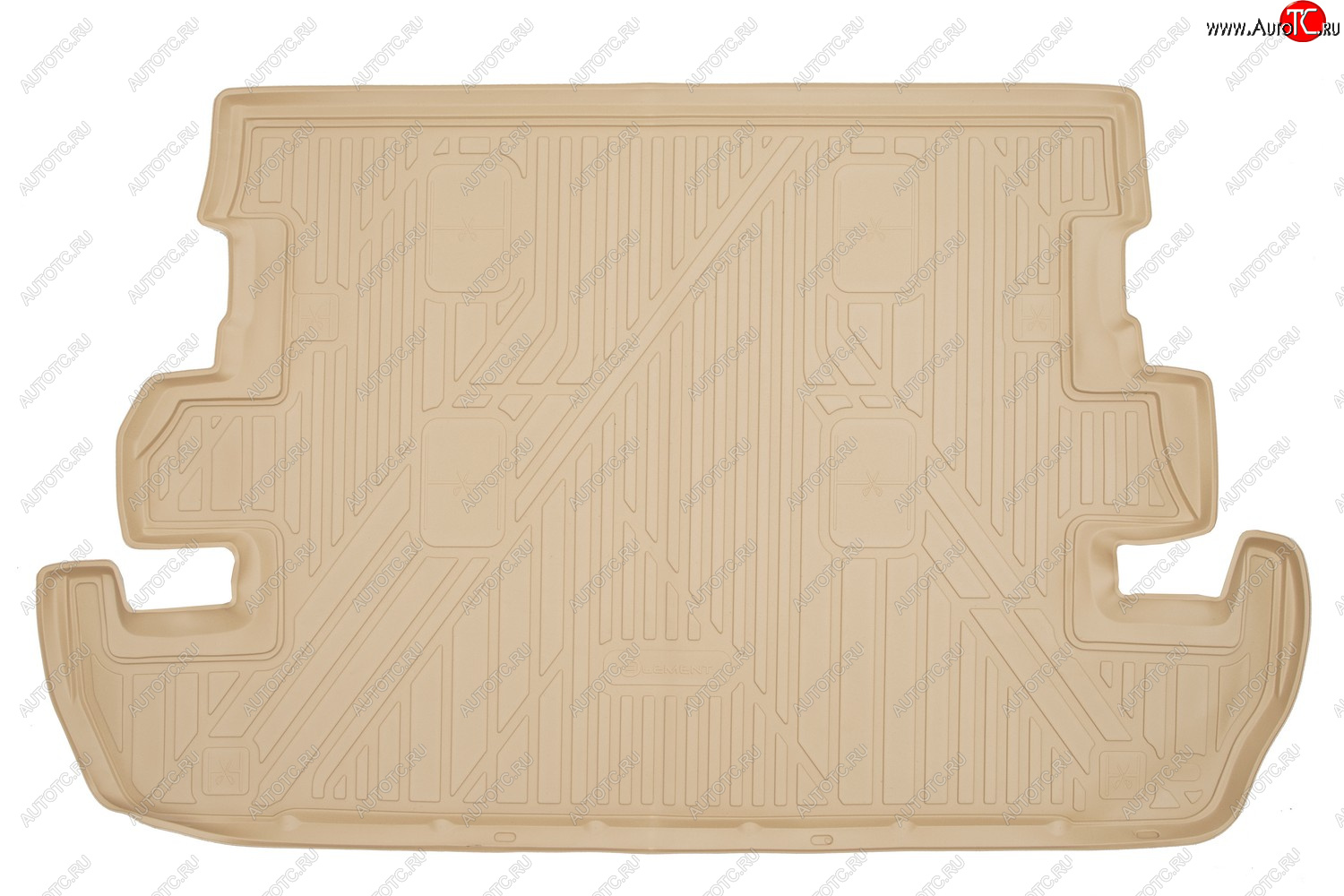 4 599 р. Коврик в багажник TOYOTA Land Cruiser 200 112007-2012, 2012-, внед., 7 мест. (полиуретан, бежевый)  Тойота Ленд крузер Element nlc.48.17.b13b  с доставкой в г. Тамбов