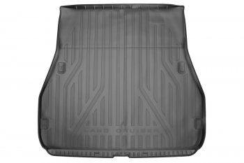 3 499 р. Коврик в багажник подходит для TOYOTA Land Cruiser 300 2021- Внед, стандартный, 1шт. (полиуретан)  Тойота Ленд крузер TOYOTA pw24160004  с доставкой в г. Тамбов. Увеличить фотографию 1