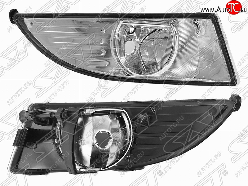 2 369 р. Правая противотуманная фара SAT (под одну лампу) Skoda Fabia Mk2 универсал рестайлинг (2010-2014)  с доставкой в г. Тамбов