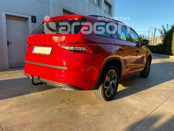 22 699 р. Фаркоп Aragon.(шар V) Skoda Kodiaq NU7 дорестайлинг (2017-2021)  с доставкой в г. Тамбов. Увеличить фотографию 7