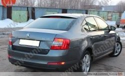 4 649 р. Козырёк на заднее стекло RS Skoda Octavia A7 дорестайлинг лифтбэк (2012-2017) (Неокрашенный)  с доставкой в г. Тамбов. Увеличить фотографию 5