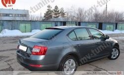 4 649 р. Козырёк на заднее стекло RS Skoda Octavia A7 дорестайлинг лифтбэк (2012-2017) (Неокрашенный)  с доставкой в г. Тамбов. Увеличить фотографию 6