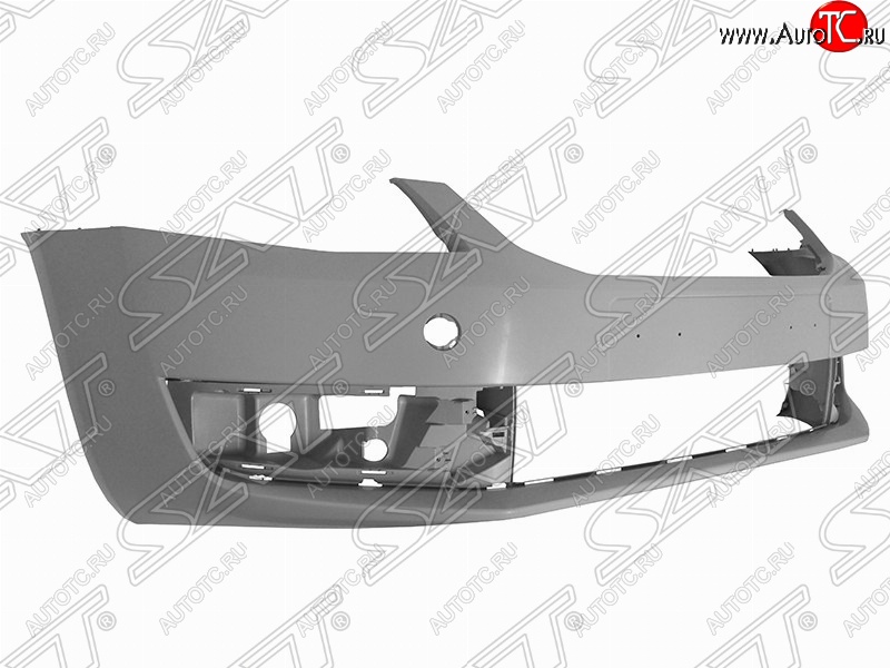 4 999 р. Передний бампер SAT  Skoda Octavia  A7 (2012-2017) дорестайлинг лифтбэк, дорестайлинг универсал (Неокрашенный)  с доставкой в г. Тамбов