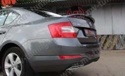 5 849 р. Спойлер RS  Skoda Octavia  A7 (2012-2020) дорестайлинг лифтбэк, рестайлинг лифтбэк (Неокрашенный)  с доставкой в г. Тамбов. Увеличить фотографию 7