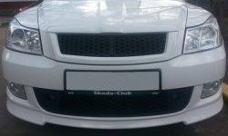 3 949 р. Накладка на передний бампер CT v3 Skoda Octavia A5 рестайлинг универсал (2008-2013) (Неокрашенная)  с доставкой в г. Тамбов. Увеличить фотографию 2