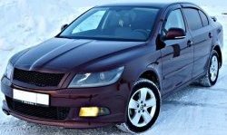 3 949 р. Накладка на передний бампер CT v3 Skoda Octavia A5 рестайлинг универсал (2008-2013) (Неокрашенная)  с доставкой в г. Тамбов. Увеличить фотографию 6