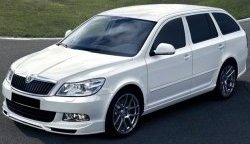 Накладка на передний бампер NEO Skoda Octavia A5 рестайлинг универсал (2008-2013)