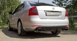 2 899 р. Диффузор заднего бампера RA Skoda Octavia A5 рестайлинг универсал (2008-2013) (Поверхность шагрень)  с доставкой в г. Тамбов. Увеличить фотографию 2