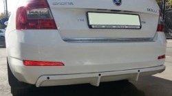 5 999 р. Накладка на задний бампер CT Skoda Octavia A7 дорестайлинг лифтбэк (2012-2017) (Неокрашенная)  с доставкой в г. Тамбов. Увеличить фотографию 3