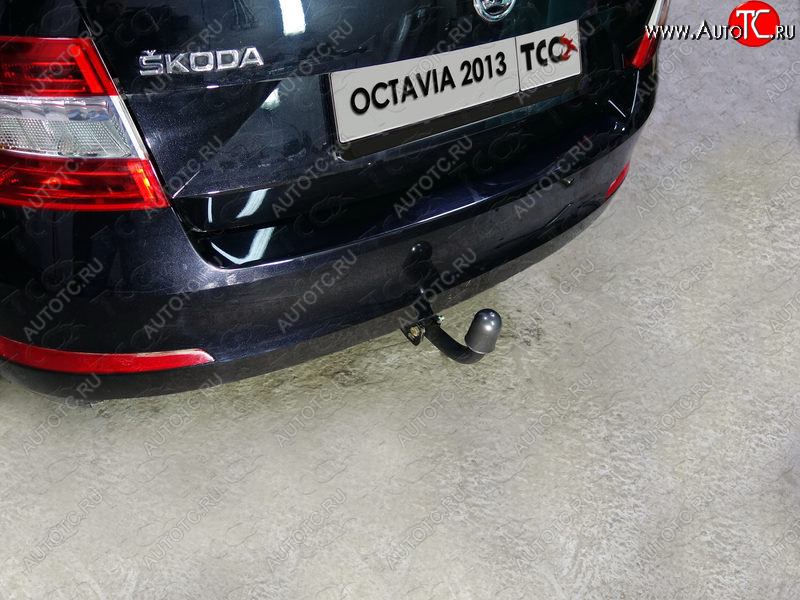 13 399 р. Фаркоп (тягово-сцепное устройство) TCC Skoda Octavia A7 дорестайлинг лифтбэк (2012-2017) (Оцинкованный, шар A )  с доставкой в г. Тамбов