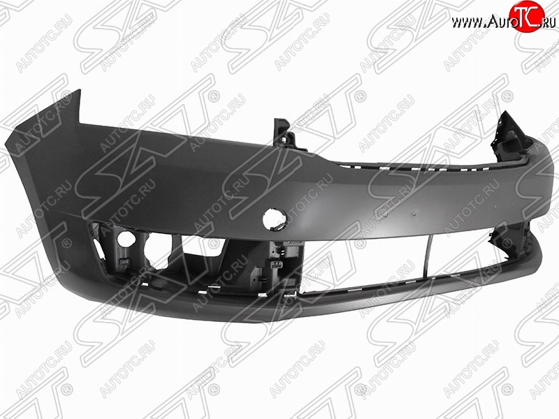 1 489 р. Передний бампер SAT Skoda Rapid NH3 дорестайлинг лифтбэк (2012-2017) (Неокрашенный)  с доставкой в г. Тамбов