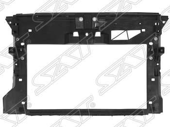 3 789 р. Рамка радиатора (телевизор) SAT Skoda Rapid NH3 дорестайлинг лифтбэк (2012-2017) (Неокрашенная)  с доставкой в г. Тамбов. Увеличить фотографию 1