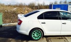 4 999 р. Спойлер RS style Skoda Rapid NH3 дорестайлинг лифтбэк (2012-2017) (Неокрашенный)  с доставкой в г. Тамбов. Увеличить фотографию 12