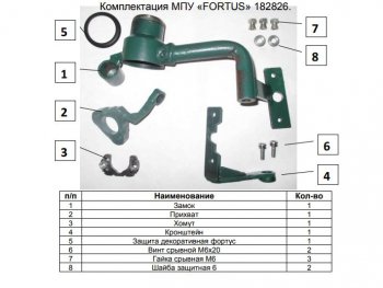 11 749 р. Замок КПП FORTUS 5MT Skoda Rapid NH3 рестайлинг лифтбэк (2017-2020)  с доставкой в г. Тамбов. Увеличить фотографию 3