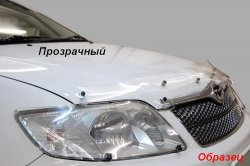 2 799 р. Дефлектор капота CA-Plastik  Skoda Superb ( B8 (3V),  B8 (3V5)) (2015-2024) лифтбэк дорестайлинг, универсал дорестайлинг, лифтбэк рестайлинг, универсал рестайлинг (Classic черный, Без надписи)  с доставкой в г. Тамбов. Увеличить фотографию 3