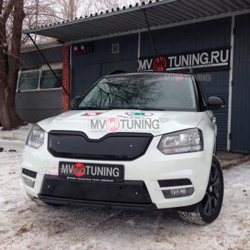 Заглушка решетки радиатора MV-Tuning (комплектация City и MONTE CARLO) Skoda (Шкода) Yeti (Ети) (2013-2018)