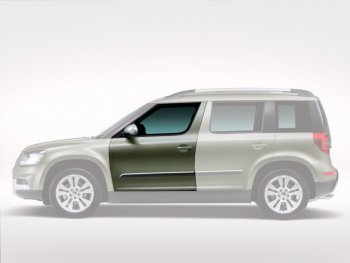 59 999 р. Левая дверь передняя VAG Skoda Yeti (2013-2018) (Неокрашенная)  с доставкой в г. Тамбов. Увеличить фотографию 1