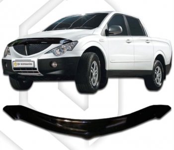 Дефлектор капота CA-Plastiс SSANGYONG Actyon Sport (2006-2011)