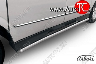 12 059 р. Защита порогов Arbori SSANGYONG Actyon Sport (2012-2025)  с доставкой в г. Тамбов