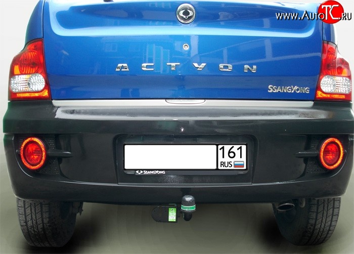 6 899 р. Фаркоп Лидер Плюс  SSANGYONG Actyon  1 (2006-2010) (Без электропакета)  с доставкой в г. Тамбов