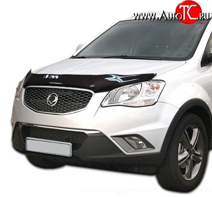 2 879 р. Дефлектор капота NovLine SSANGYONG Actyon дорестайлинг (2010-2013)  с доставкой в г. Тамбов