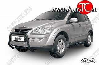 11 789 р. Защита переднего бампера Arbori SSANGYONG Kyron рестайлинг (2007-2016)  с доставкой в г. Тамбов