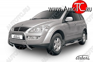 23 939 р. Защита переднего бампера Arbori SSANGYONG Kyron рестайлинг (2007-2016)  с доставкой в г. Тамбов