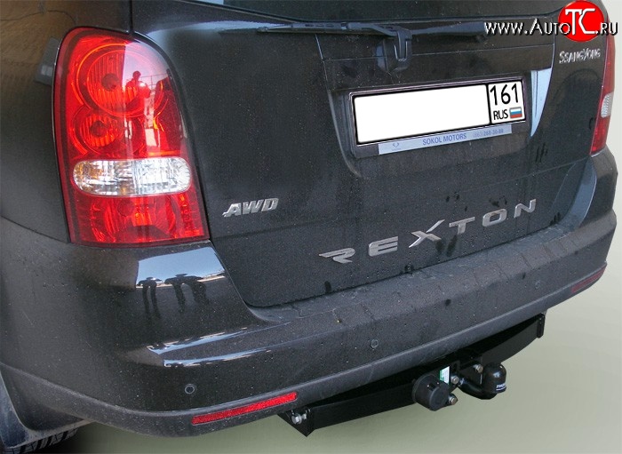 4 999 р. Фаркоп Лидер Плюс SSANGYONG Rexton Y250 (2006-2012) (Без электропакета)  с доставкой в г. Тамбов