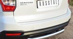 15 399 р. Одинарная защита заднего бампера из трубы диаметром 76 мм Russtal Subaru Forester SJ дорестайлинг (2012-2016)  с доставкой в г. Тамбов. Увеличить фотографию 2