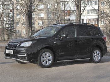 8 999 р. Защита переднего бампера Russtal d63 волна Subaru Forester SJ рестайлинг (2016-2019)  с доставкой в г. Тамбов. Увеличить фотографию 4