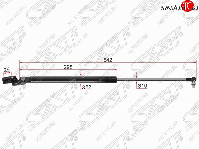 799 р. Левый газовый упор крышки багажника SAT  Subaru Forester ( SH,  SJ) (2008-2019) дорестайлинг, рестайлинг  с доставкой в г. Тамбов