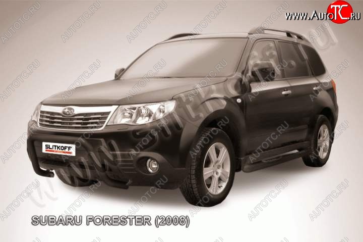 16 549 р. Кенгурятник d57 низкий рама  Subaru Forester  SH (2008-2013) (Цвет: серебристый)  с доставкой в г. Тамбов