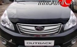 Дефлектор капота NovLine Subaru Outback BR/B14 дорестайлинг универсал (2009-2013)