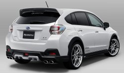 14 199 р. Пороги накладки KENSTYLE Subaru XV GP/G33 дорестайлинг (2012-2016) (Неокрашенные)  с доставкой в г. Тамбов. Увеличить фотографию 2