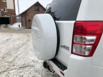 6 949 р. Пластиковый колпак запасного колеса SUZUKI (верхняя часть, 225/70/16) Suzuki Grand Vitara JT 3 двери дорестайлинг (2005-2008) (неокрашенный)  с доставкой в г. Тамбов. Увеличить фотографию 12