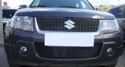 1 469 р. Сетка на бампер Russtal (черная)  Suzuki Grand Vitara ( JT 3 двери,  JT 5 дверей) (2008-2012) 1-ый рестайлинг, 1-ый рестайлинг  с доставкой в г. Тамбов. Увеличить фотографию 3