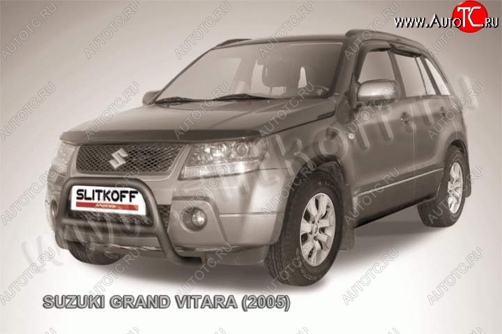 16 899 р. Кенгурятник d57 низкий  Suzuki Grand Vitara ( JT 3 двери,  JT 5 дверей) (2008-2012) 1-ый рестайлинг, 1-ый рестайлинг (Цвет: серебристый)  с доставкой в г. Тамбов