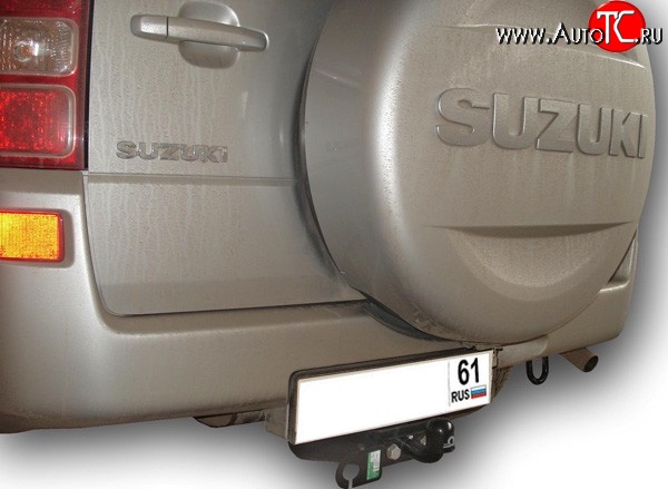 7 099 р. Фаркоп Лидер Плюс (до 1200 кг)  Suzuki Grand Vitara ( JT 5 дверей,  JT 3 двери) (2005-2012) дорестайлинг, 1-ый рестайлинг, 1-ый рестайлинг (Без электропакета)  с доставкой в г. Тамбов