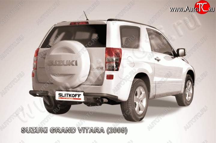 4 549 р. Уголки d57  Suzuki Grand Vitara  JT 3 двери (2005-2008) дорестайлинг (Цвет: серебристый)  с доставкой в г. Тамбов