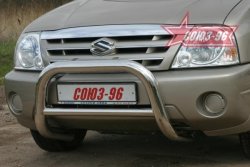 Защита переднего бампера Souz-96 (d76) Suzuki Grand Vitara FTB03 3 двери (1997-2005)