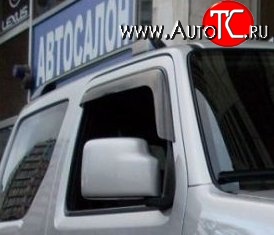 999 р. Комплект дефлекторов окон (ветровиков) 2 шт. 3d Russtal Suzuki Jimny JB23/JB43 дорестайлинг (1998-2001)  с доставкой в г. Тамбов