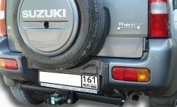 7 849 р. Фаркоп Лидер Плюс (до 1200 кг) Suzuki Jimny JB23/JB43 дорестайлинг (1998-2001) (Без электропакета)  с доставкой в г. Тамбов. Увеличить фотографию 1