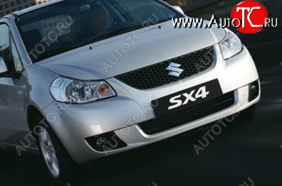 36 999 р. Передний бампер TYG Suzuki SX4 GYC21S дорестайлинг седан (2006-2012) (Неокрашенный)  с доставкой в г. Тамбов